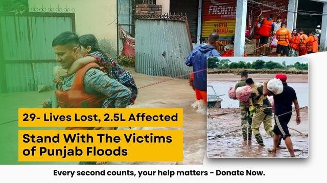 Punjab Flood Disaster 2025: Relief, Donations & Support for Affected Families
